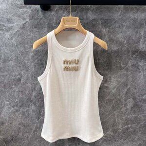 Miu Miu Women's Fashion Casual Sports Short Vest